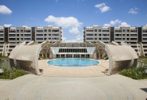 Swimming pool at hotel